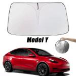 Parasol plegable para parabrisas Tesla, modelo Y/ 3