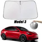Parasol plegable para parabrisas Tesla, modelo Y/ 3